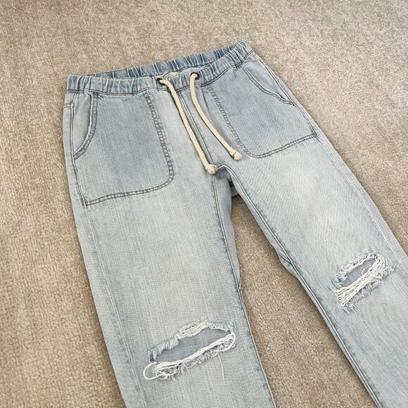 REVOLVE Light Blue Distressed Women's Jeans - Picture 3 of 11